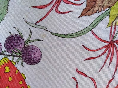 Lot 134 - An Hermès 'Dies et Hore' silk scarf
