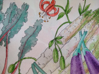 Lot 134 - An Hermès 'Dies et Hore' silk scarf