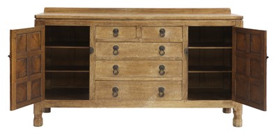 Lot 277 - A Robert 'Mouseman' Thompson oak sideboard