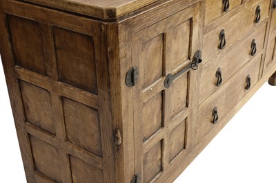 Lot 277 - A Robert 'Mouseman' Thompson oak sideboard