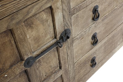 Lot 277 - A Robert 'Mouseman' Thompson oak sideboard
