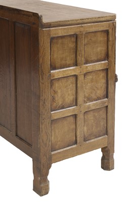 Lot 277 - A Robert 'Mouseman' Thompson oak sideboard