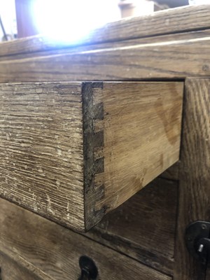 Lot 277 - A Robert 'Mouseman' Thompson oak sideboard