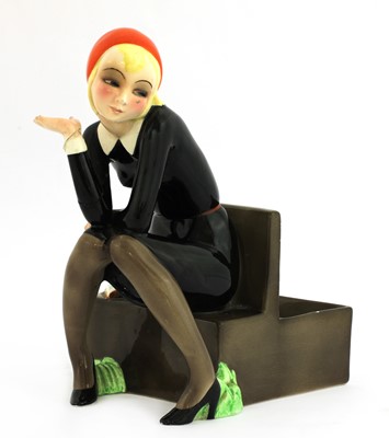 Lot 413 - A Lenci figural 'Nella' table box