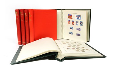 Lot 5 - Six albums of GB stamps from Queen Victoria to Queen Elizabeth II