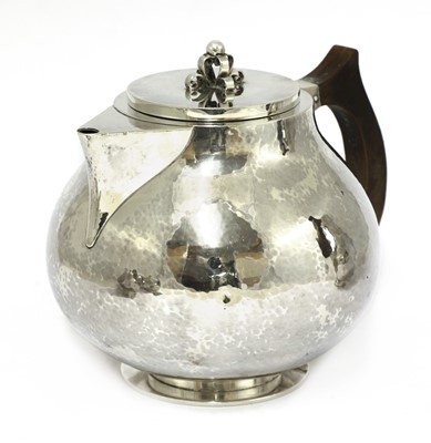 Lot 480 - A Danish four-piece coffee and tea service