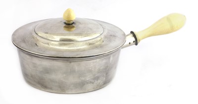 Lot 477 - A Danish .925 standard pan and cover