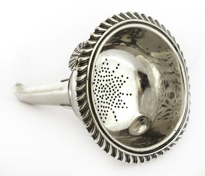 Lot 20 - A George III Scottish wine funnel