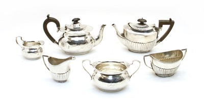Lot 468 - A late Victorian silver three piece tea set