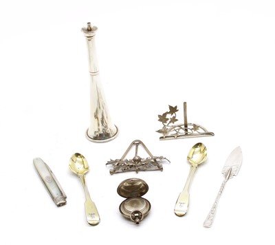 Lot 365 - A quantity of silver items