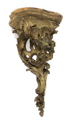 Lot 263 - A rococo corner wall bracket