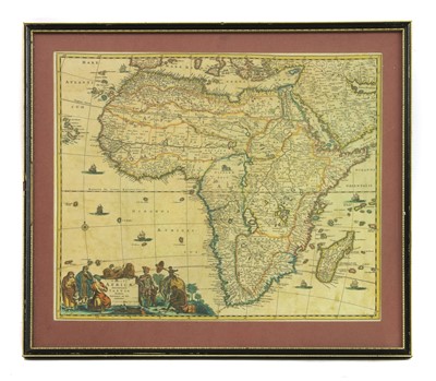Lot 639 - A map of Africa