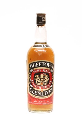 Lot 1008 - Dufftown Glenlivet, Pure Malt Scotch Whisky, 80% proof, 1980s bottling, one bottle