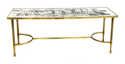 Lot 407 - A French tile-top coffee table
