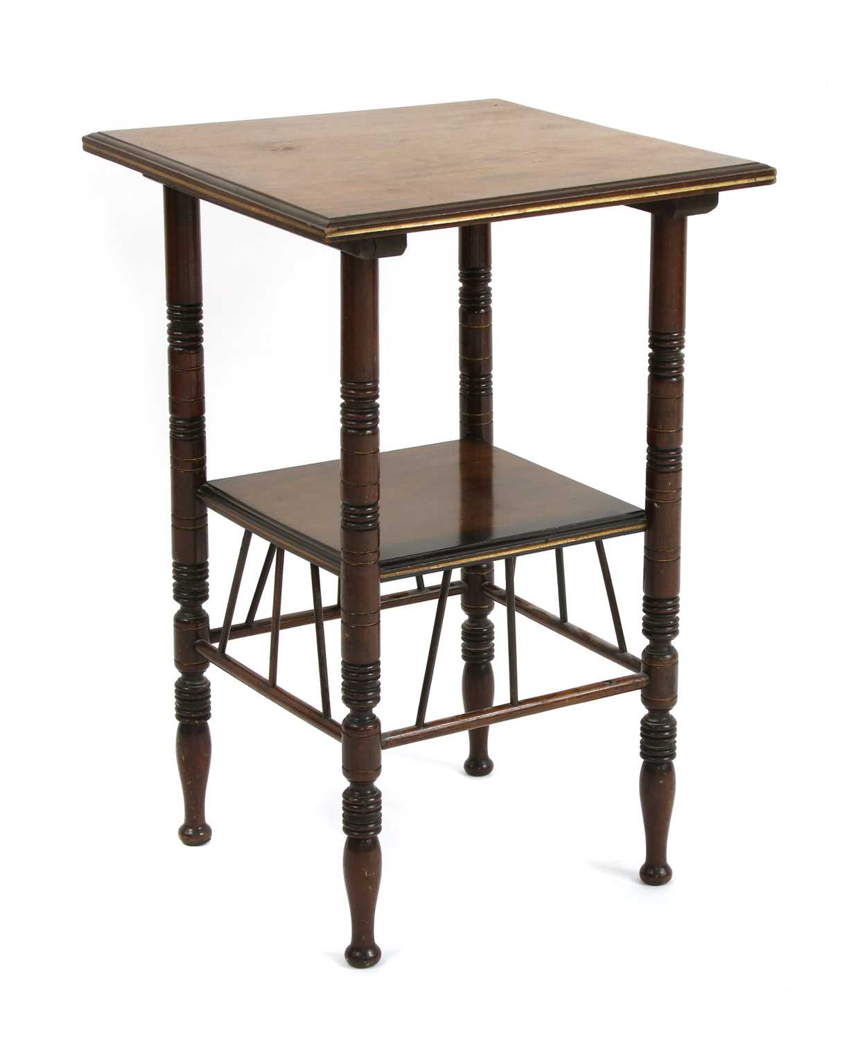 Lot 28 - A walnut side table