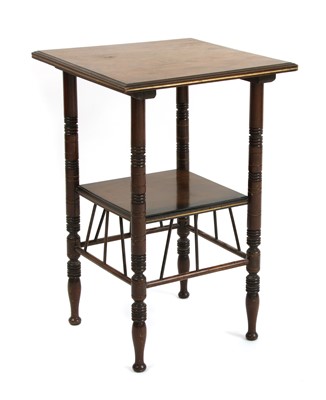 Lot 28 - A walnut side table