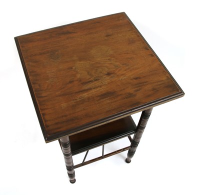 Lot 28 - A walnut side table