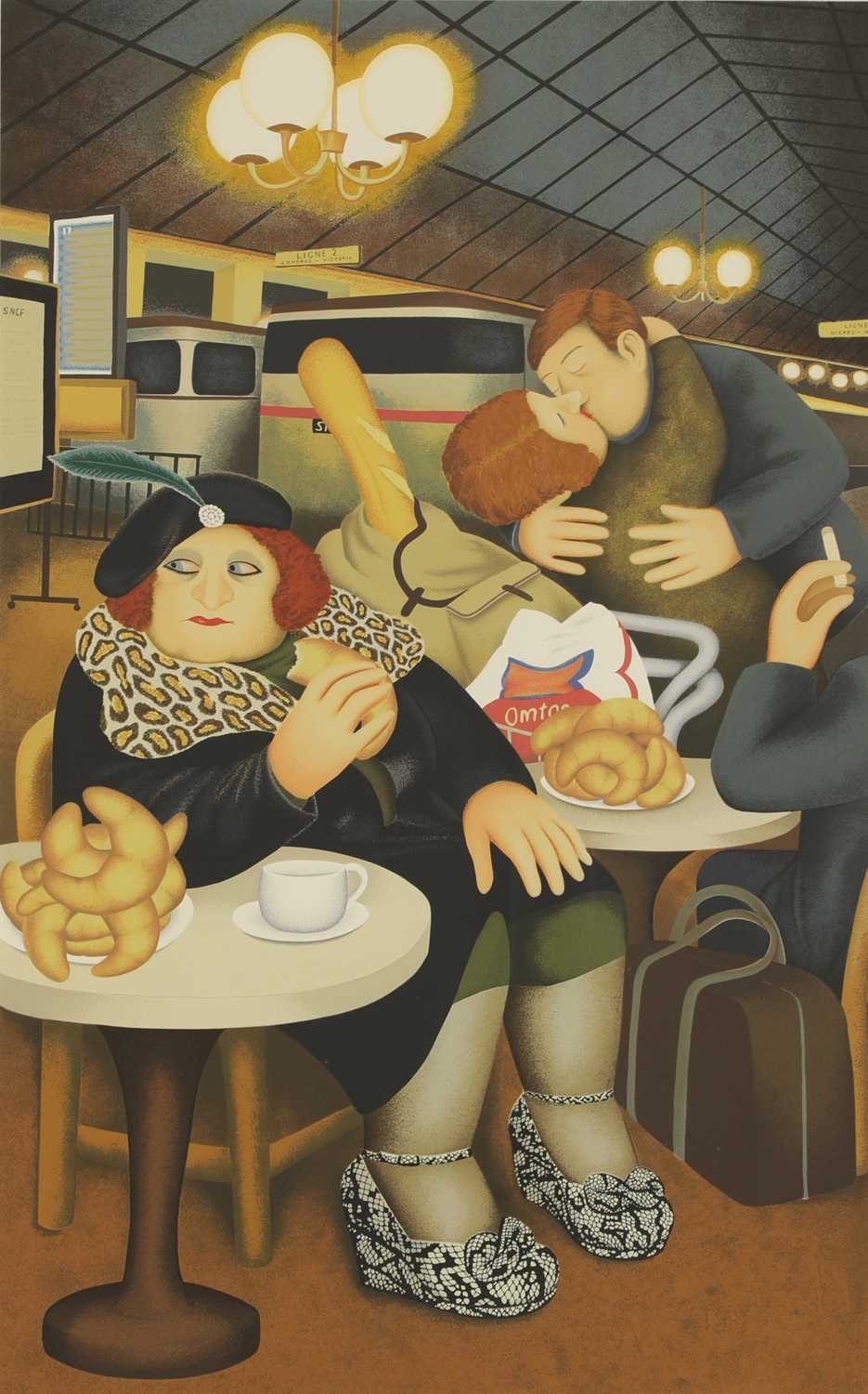 Lot 618 - Beryl Cook (1926-2008)
