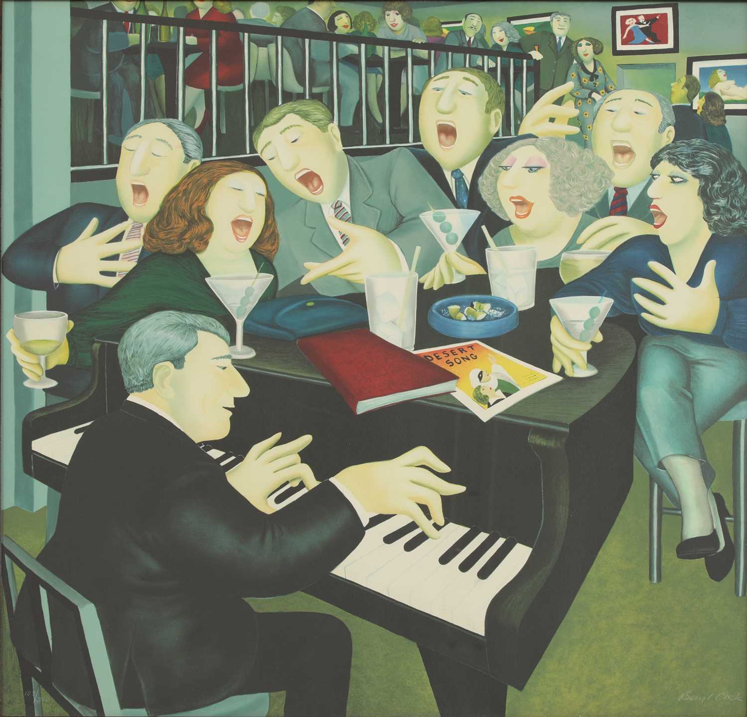 Lot 619 - Beryl Cook (1926-2008)