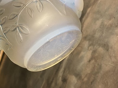 Lot 85 - A Lalique 'St Francois' glass vase