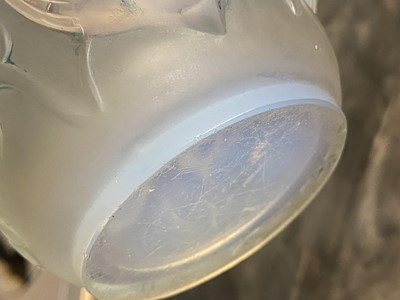 Lot 85 - A Lalique 'St Francois' glass vase