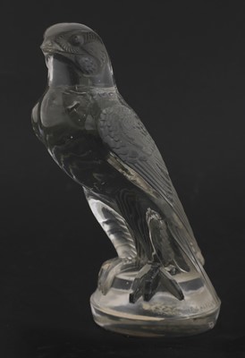 Lot 84 - A Lalique 'Falcon' glass mascot
