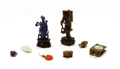 Lot 231 - A Chinese hardstone figure