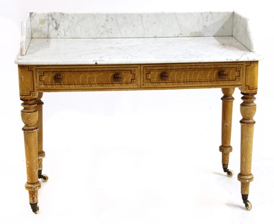 Lot 766 - A Victorian aesthetic movement washstand