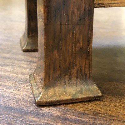 Lot 198 - A rare Arts and Crafts oak architectural clock, designed by CFA Voysey, c. 1902