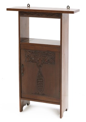 Lot 125 - An Arts and Crafts mahogany cabinet