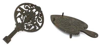 Lot 40 - A Kenrick & Sons cast iron trivet