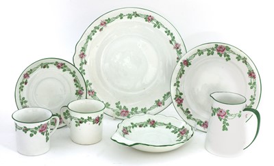 Lot 52 - A rare Art Nouveau 'Foley Art', 'Peacock Pottery' part tea set