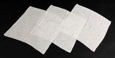 Lot 73 - A rare Arts and Crafts Walter Crane damask linen set