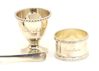 Lot 218 - A collection of silver items