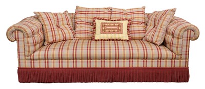Lot 132 - A large chesterfield sofa