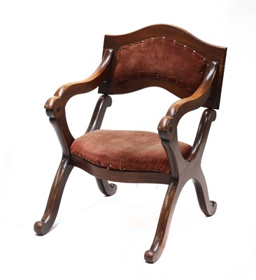 Lot 71 - A Victorian mahogany metamorphic prie-dieu chair