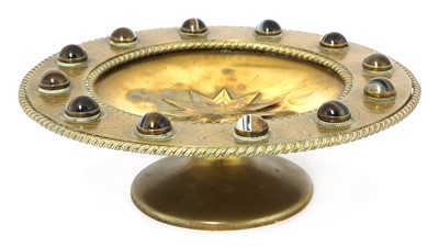 Lot 41 - A brass tazza