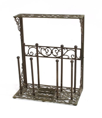 Lot 466 - A metal boot rack scraper