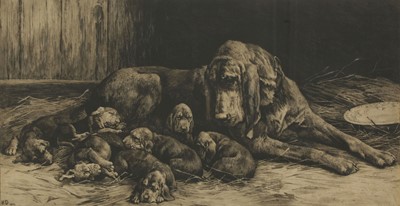 Lot 286 - Herbert Thomas Dicksee RE (1862-1942)