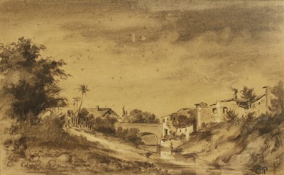 Lot 557 - Attributed to Camille Pissarro (French, 1830-1903)