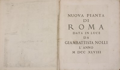 Lot 172 - NOLLI, Giovanni Battista