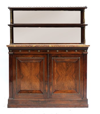Lot 336 - A Regency rosewood chiffonier