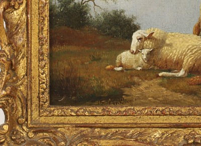 Lot 643 - Jacob van Dieghem (Dutch, 1843-1885)