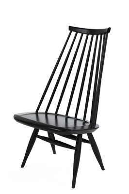 Lot 502 - An ebonised side chair