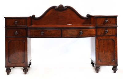 Lot 63 - A Victorian mahogany sideboard