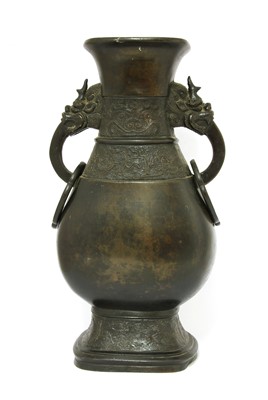 Lot 201 - A Chinese bronze vase