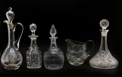 Lot 174 - A silver mounted glass liqueur decanter and stopper