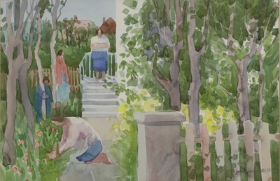 Lot 9 - Karolina Larusdottir RWS (Icelandic, 1944-2019)