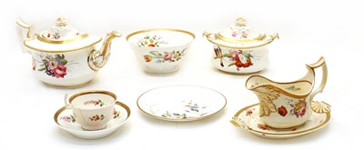 Lot 278 - An early 19th century pottery part-tea service