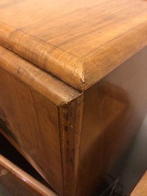 Lot 349 - An Art Deco walnut and chinoiserie-decorated cabinet